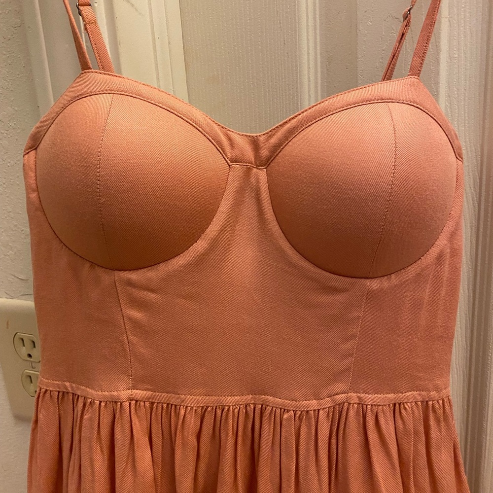 Pink Padded Dress - Picture 2 of 4